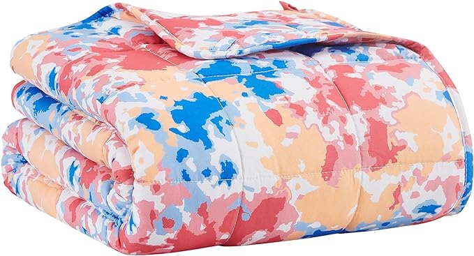 L'AGRATY Weighted Blanket - 60"x80" 20lbs Cooling Breathable Heavy Blanket Microfiber Material with Glass Beads for Adult All-Season Summer Fall Winter Soft Thick Comfort