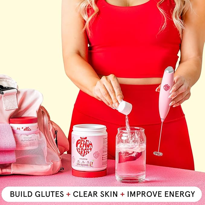 Creatine Monohydrate Powder, Glute Builder Creatine for Women with Collagen, BCAAs, 5g Vegan Micronized Creatine per Serving, for Energy, Muscle Support, 30 SVG, Unflavored