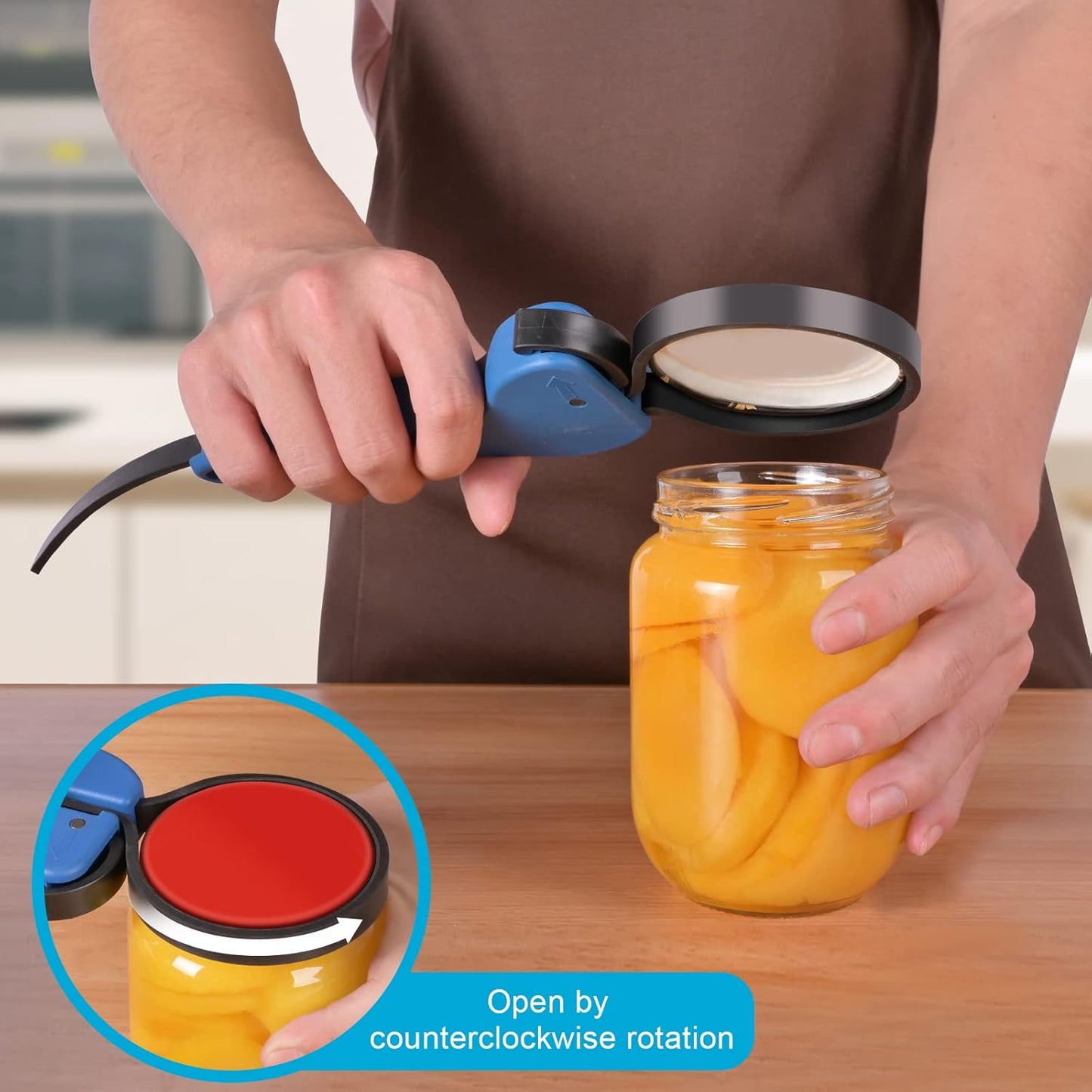 Jar Opener, jar opener for Weak Hands,Jar Lid Opener Tool,Jar openers for Seniors with Arthritis