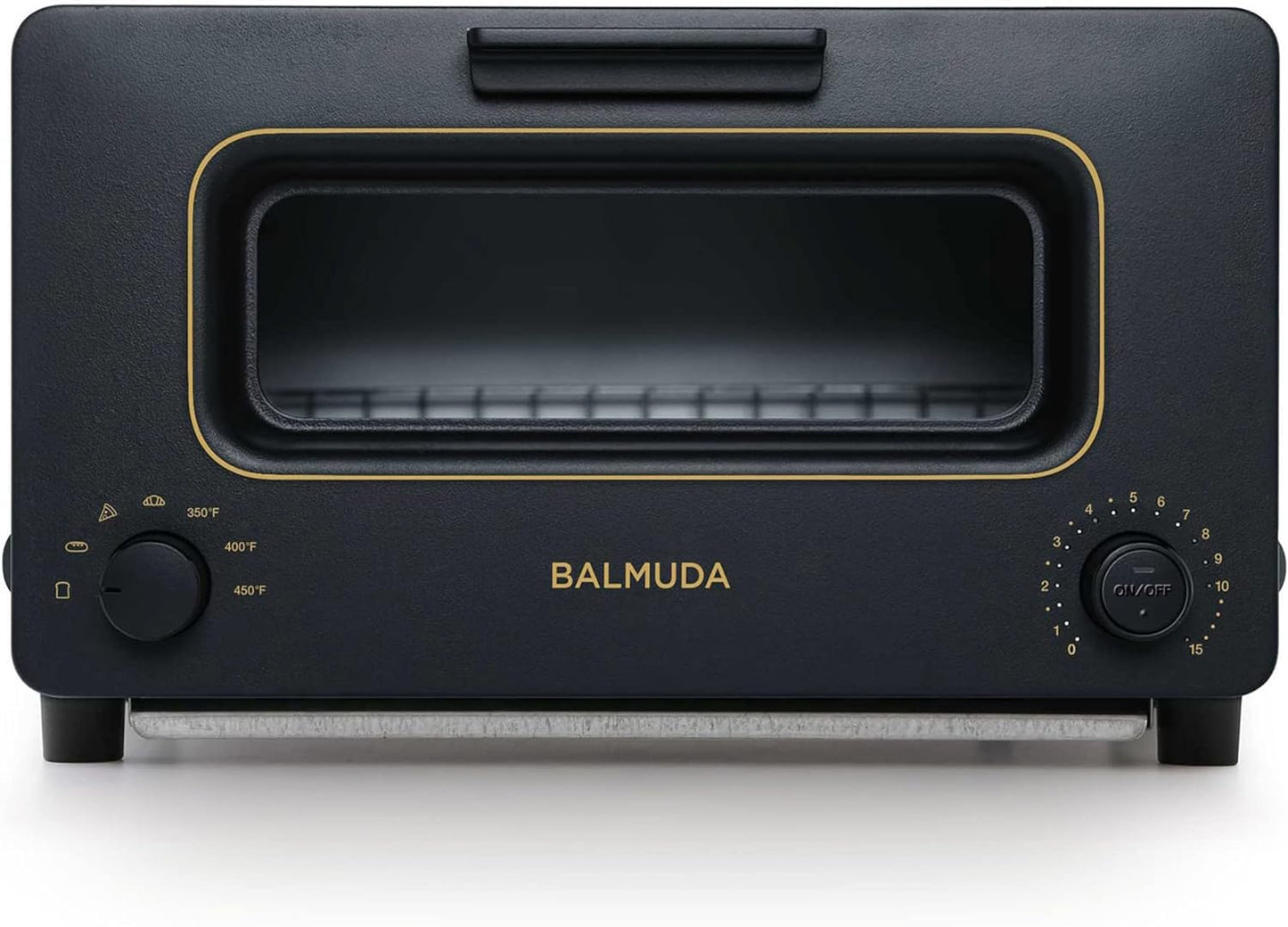 BALMUDA The Toaster | Steam Oven Toaster | 5 Cooking Modes: Sandwich Bread, Artisan Bread, Pizza & Pastry, Oven | Precise Heat Control | Steam Technology | Baking Pan | US Version | Black