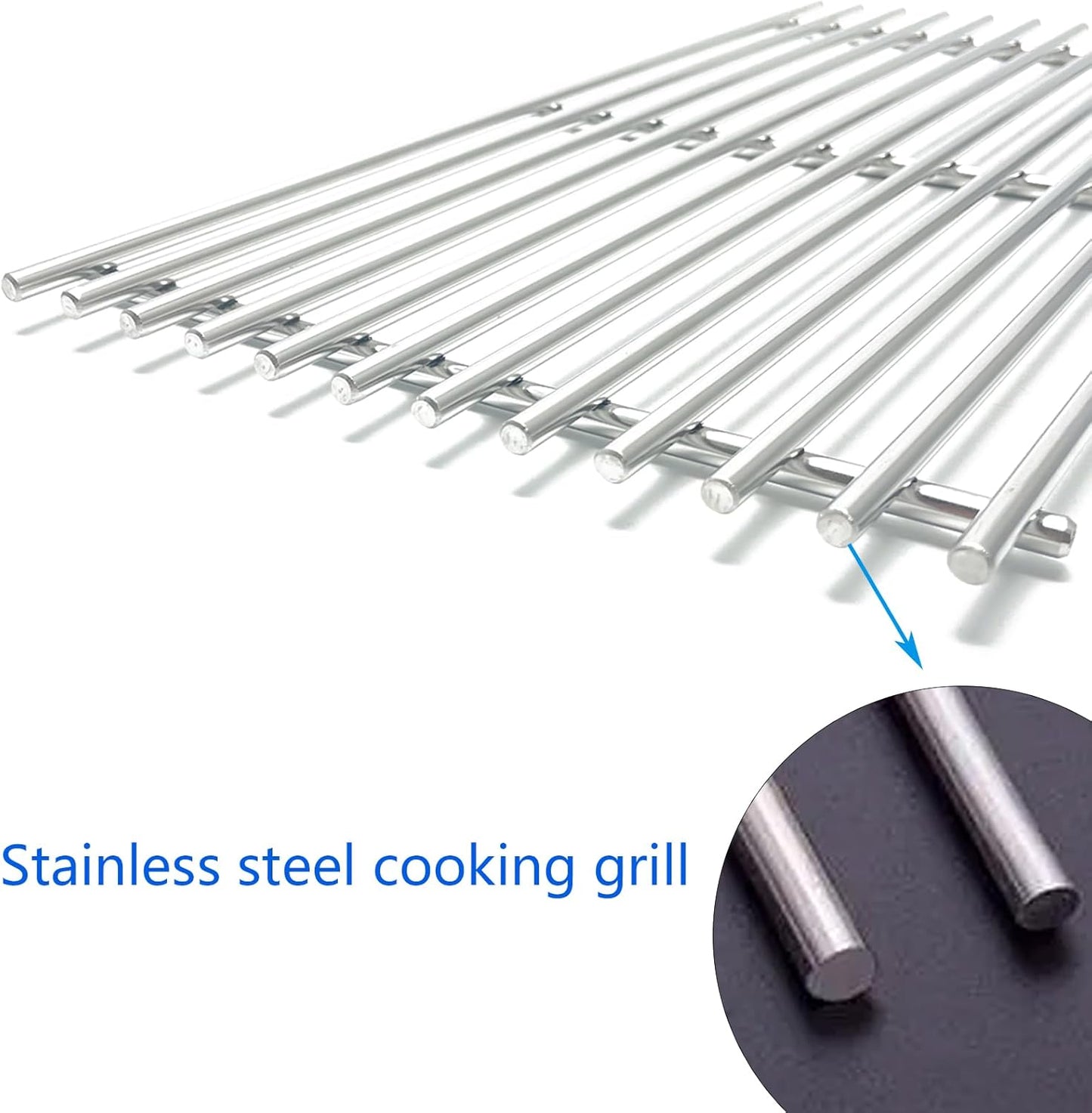 18" Stainless Steel Cooking Grates Replacement Parts for American Outdoor 30" Grill 30PC 30NB 30NBL 30NBT 30B-11 for AOG Grill 30 Inch Gas Grill