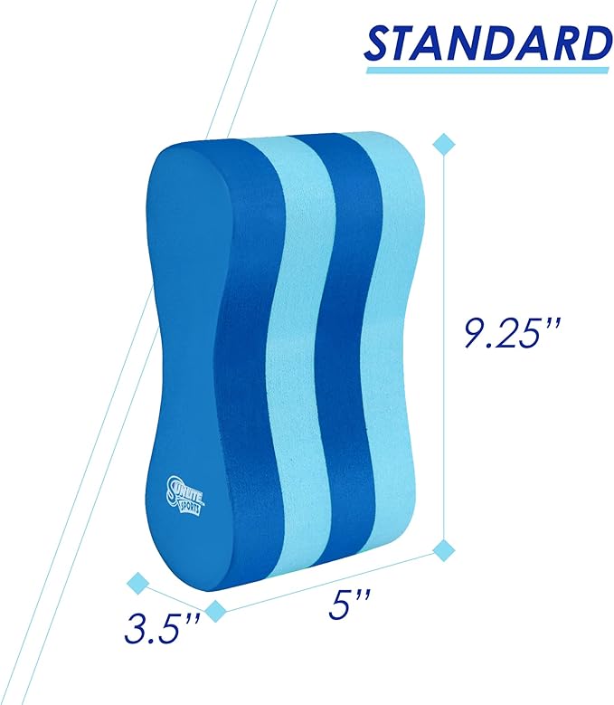 Sunlite Sports EVA 5-Layer Pull Buoy Leg Float - Pool Training Aid, Legs and HIPS Support for Adults, Kids, and Beginners, for Swimming Stroke