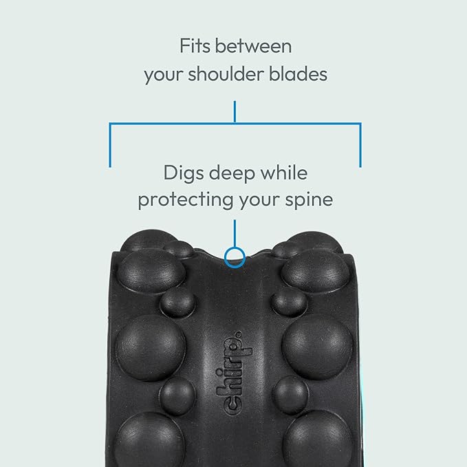 Chirp Wheel XR Knot Kneader - Firm Massage Roller, Shiatsu Thumb Massage, Muscle Release Tool for Knots &Tension Relief | High Density Foam for Physical Therapy & Relaxation, 500lbs Capacity, 6" Mint