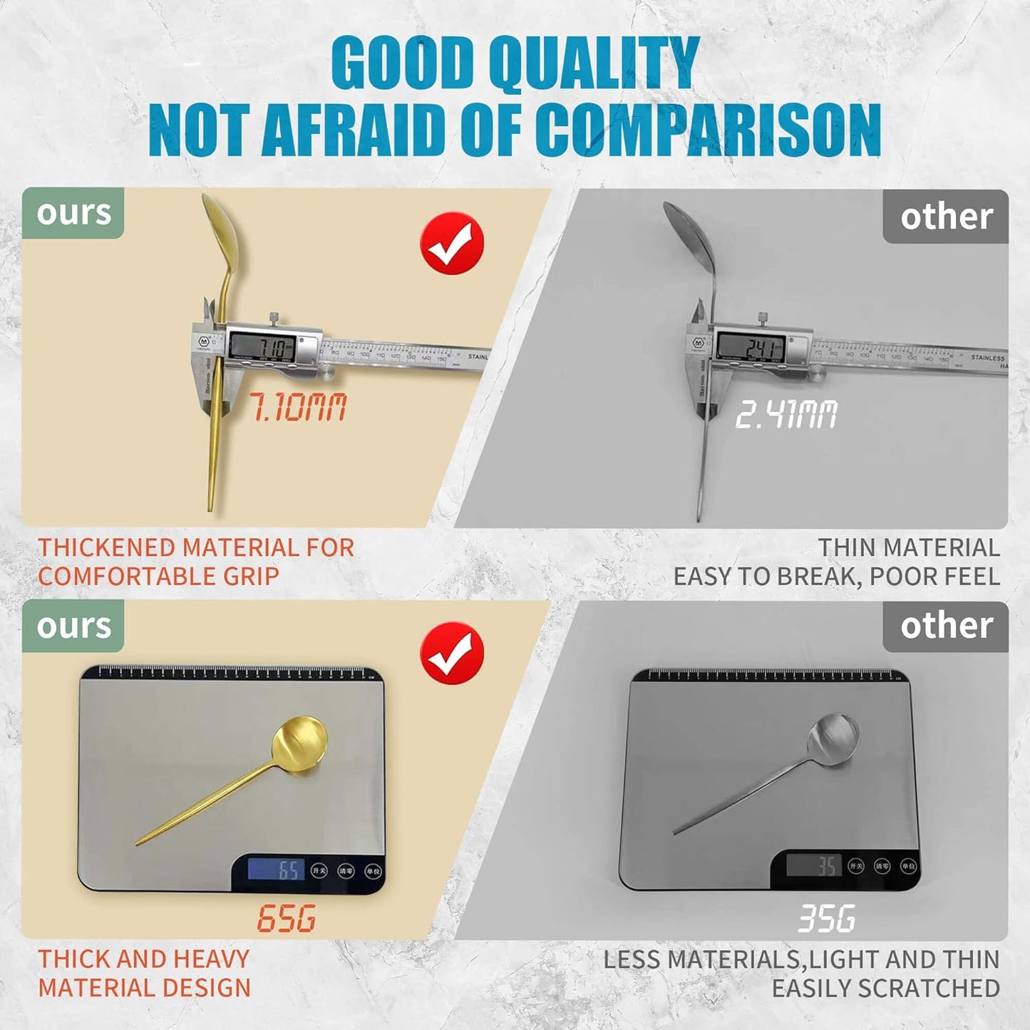 Matte Silverware Set for 8,Modern Stainless Steel Brushed Cutlery Set,40-Pieces Heavy Duty Flatware Set,Knives Spoons and Forks Set Utensils Set, Satin Finish, Dishwasher Safe