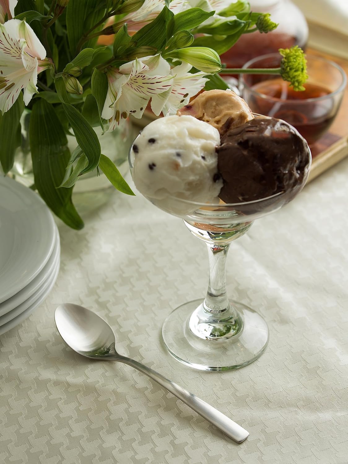 Matte Silverware Set, 18/10 Stainless Steel Satin Flatware, Modern Brushed Finish Cutlery, Dishwasher Safe & Durable, Built to Last (40-Piece, Sleek)