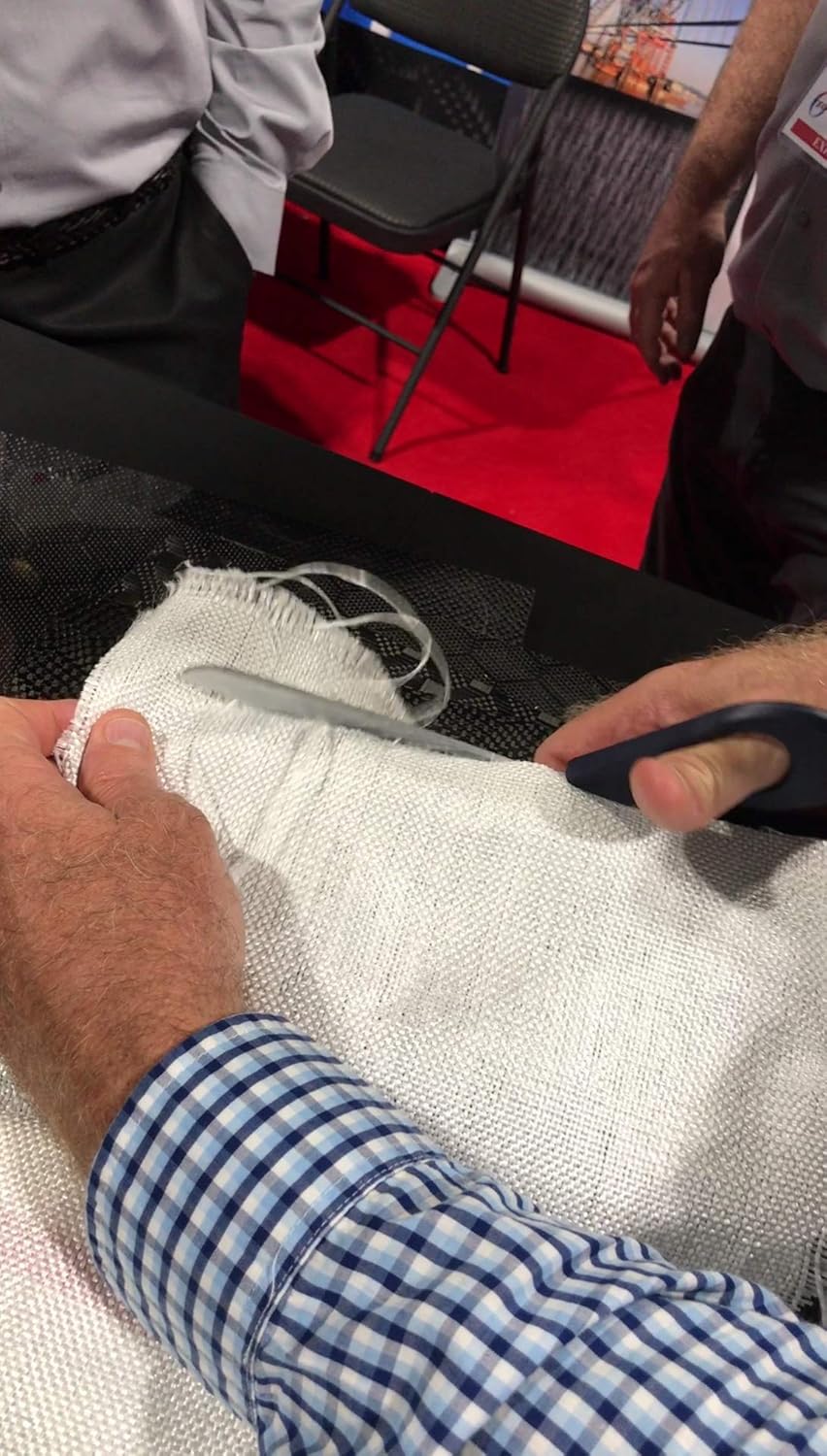 Ascend Tools 10 inch Carbon Steel Shears - Kevlar, Dyneema, Vectran, Spectra, Technora, Nomex, Innegra, Dacron, Fiberglass, Carbon Fiber, Breathers