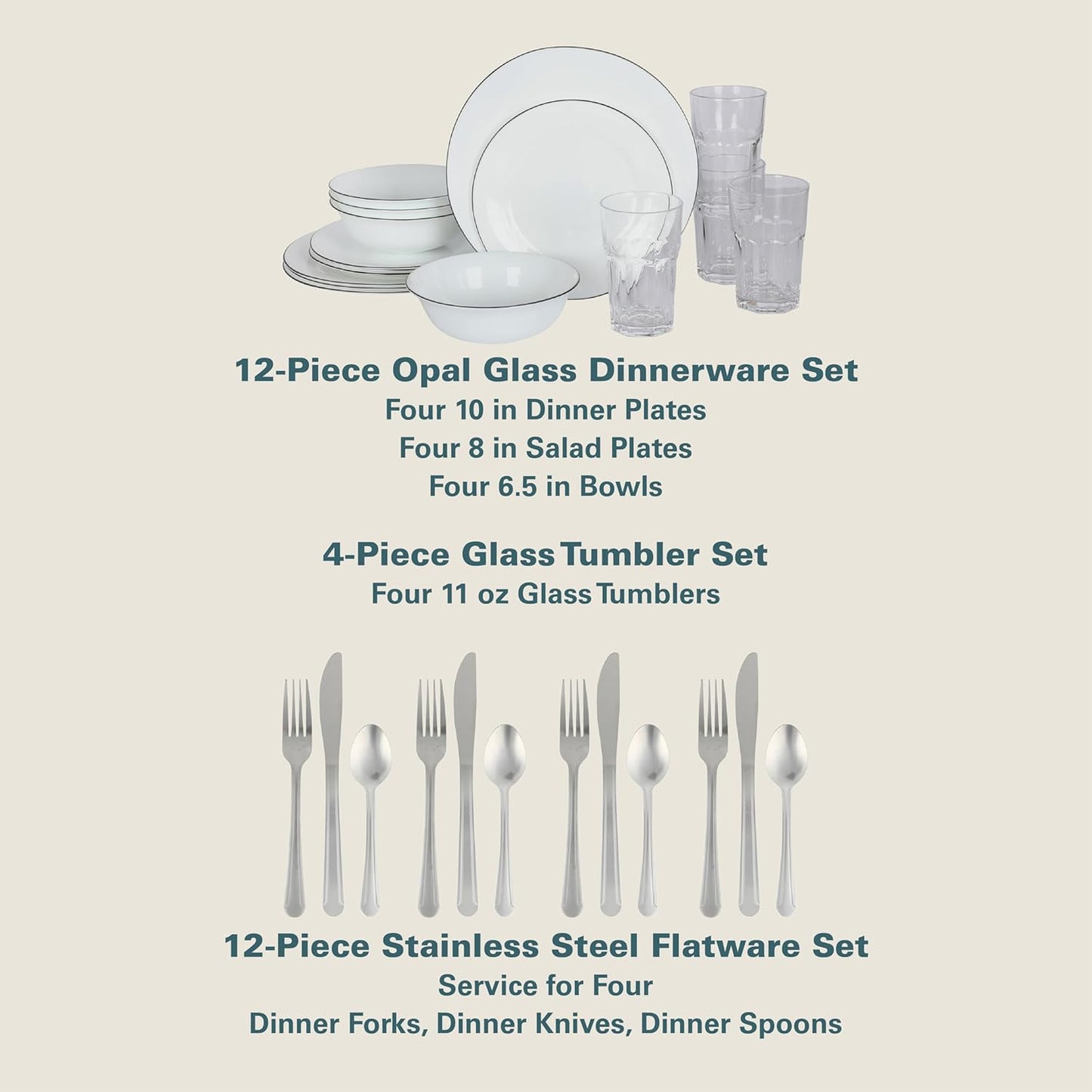 Gibson Home 74 Piece Kitchen in a Box Pots and Pans Cookware, Plates and Bowls Dinnerware, Cutlery Knife Block, Flatware Utensils, Tools & Gadgets, Storage, Glasses Set