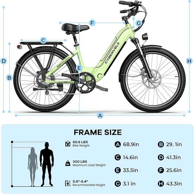 1000 Peak Electric Bike for Adults,up 80 Miles Removable Battery Ebike, 26" Electric E Bike with 7-Speed,Adult Electric Bicycles for Commute Beach Snow Womens All Terrain