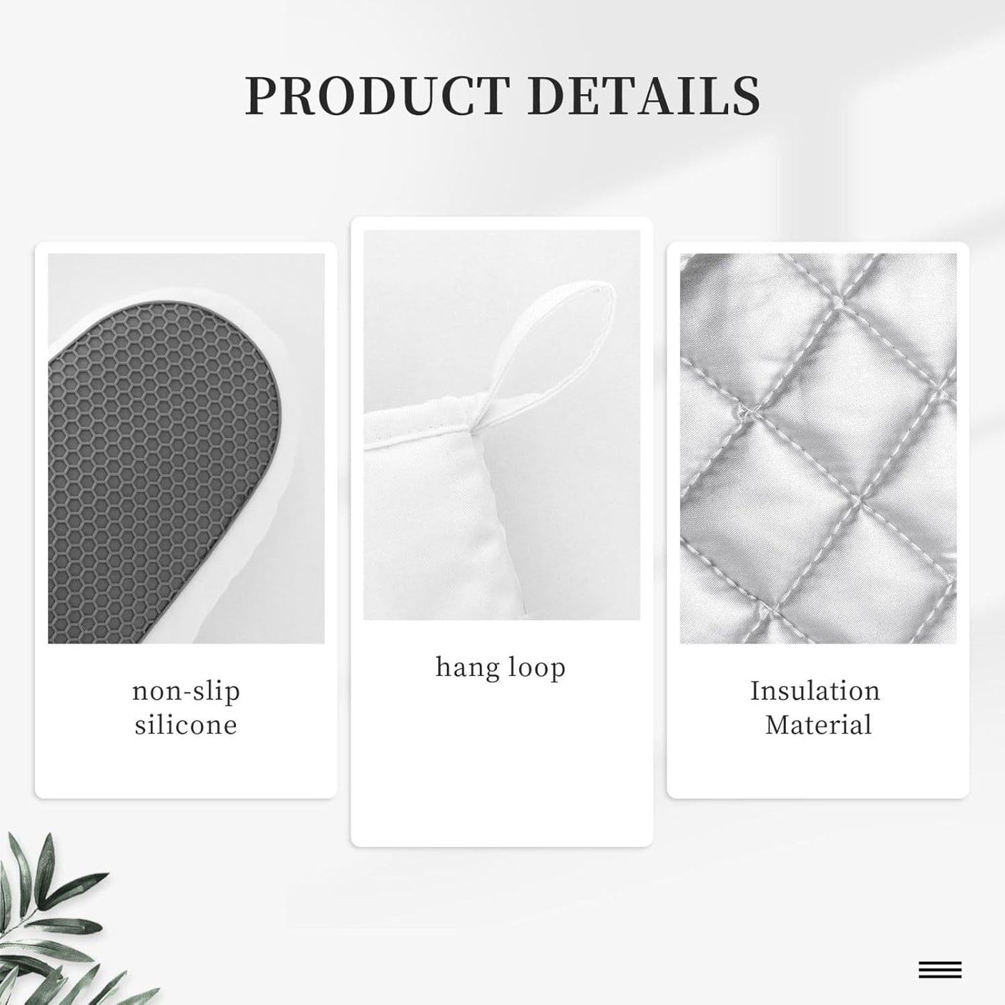 Rooster Hen Oven Mitts and Pot Holders Sets Silicone Rustic Domestic Animal Chicken Kitchen Mitts Potholders Heat Resistant 4Pcs Oven Gloves Hot Pads for Kitchen Baking Cooking BBQ Grilling