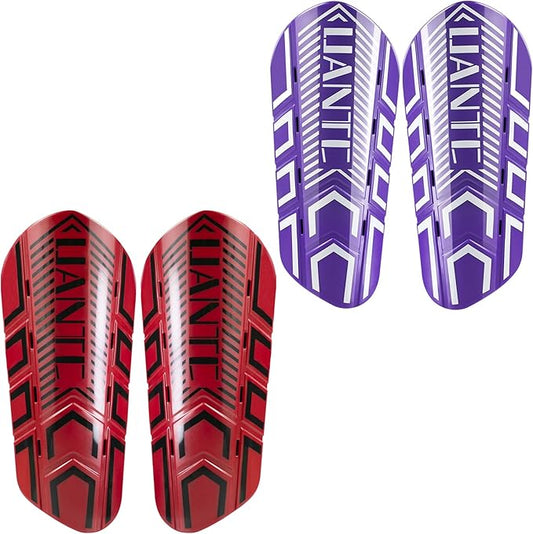 Shin Guards - Soccer Shin Guards with Cushion Protection for Kids/Adults