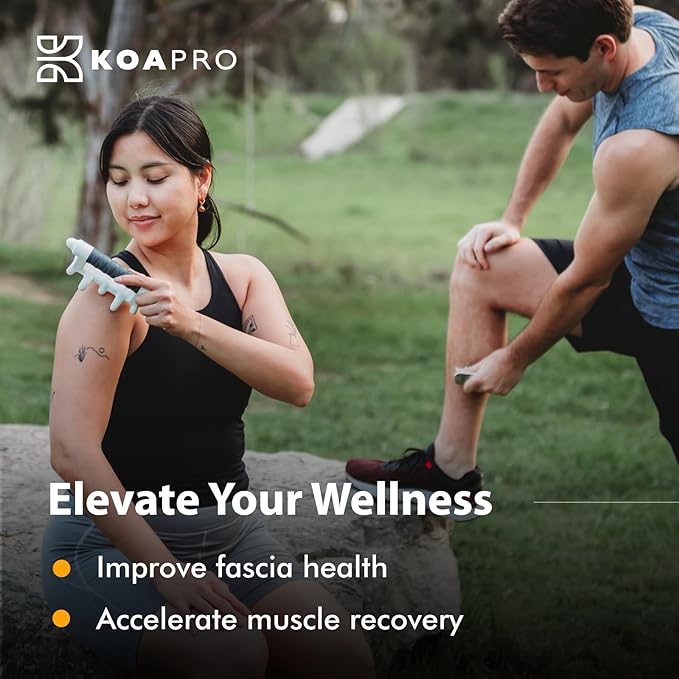 KOAPRO Facia Blaster Fascia Massage Tool for Myofascial Release - Manual Trigger Point and Deep Tissue Sore Muscle Relief, Holistic Fascia Health, Cellulite Massager Tool for Legs, Neck, Back and more