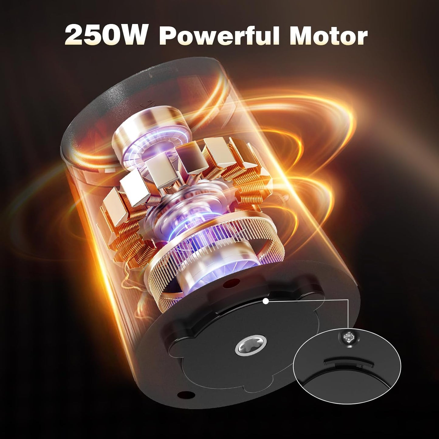 2-in-1 Electric Chicken Shredder & Meat Grinder, 250W Powerful Motor, Dual Blades for Shredding & Grinding, 1.5L BPA-Free Bowl, One-Touch Food Processor for Baby Food, Pet Meals, Fitness Meal Prep