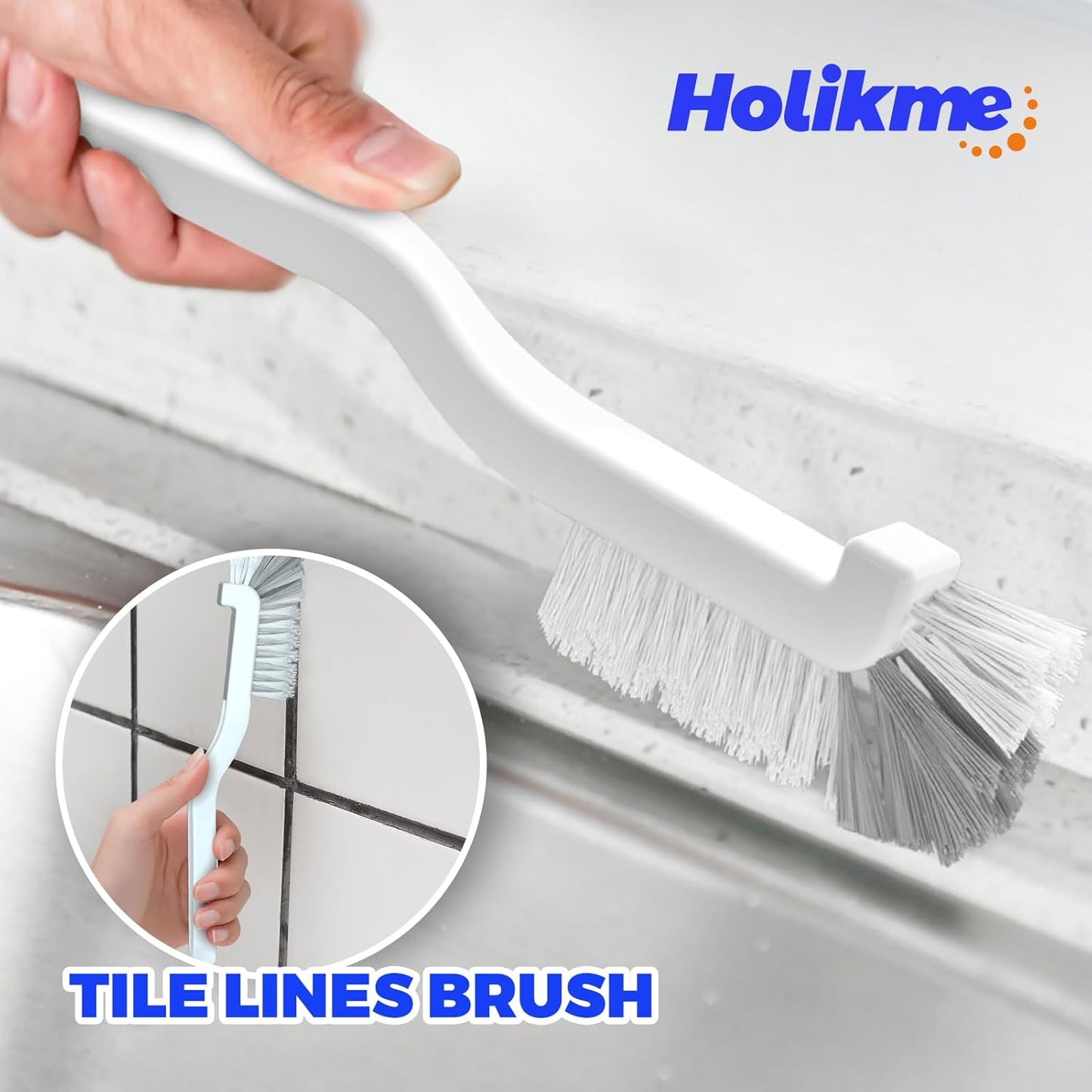 Holikme 6Pack Kitchen Cleaning Brush, Green