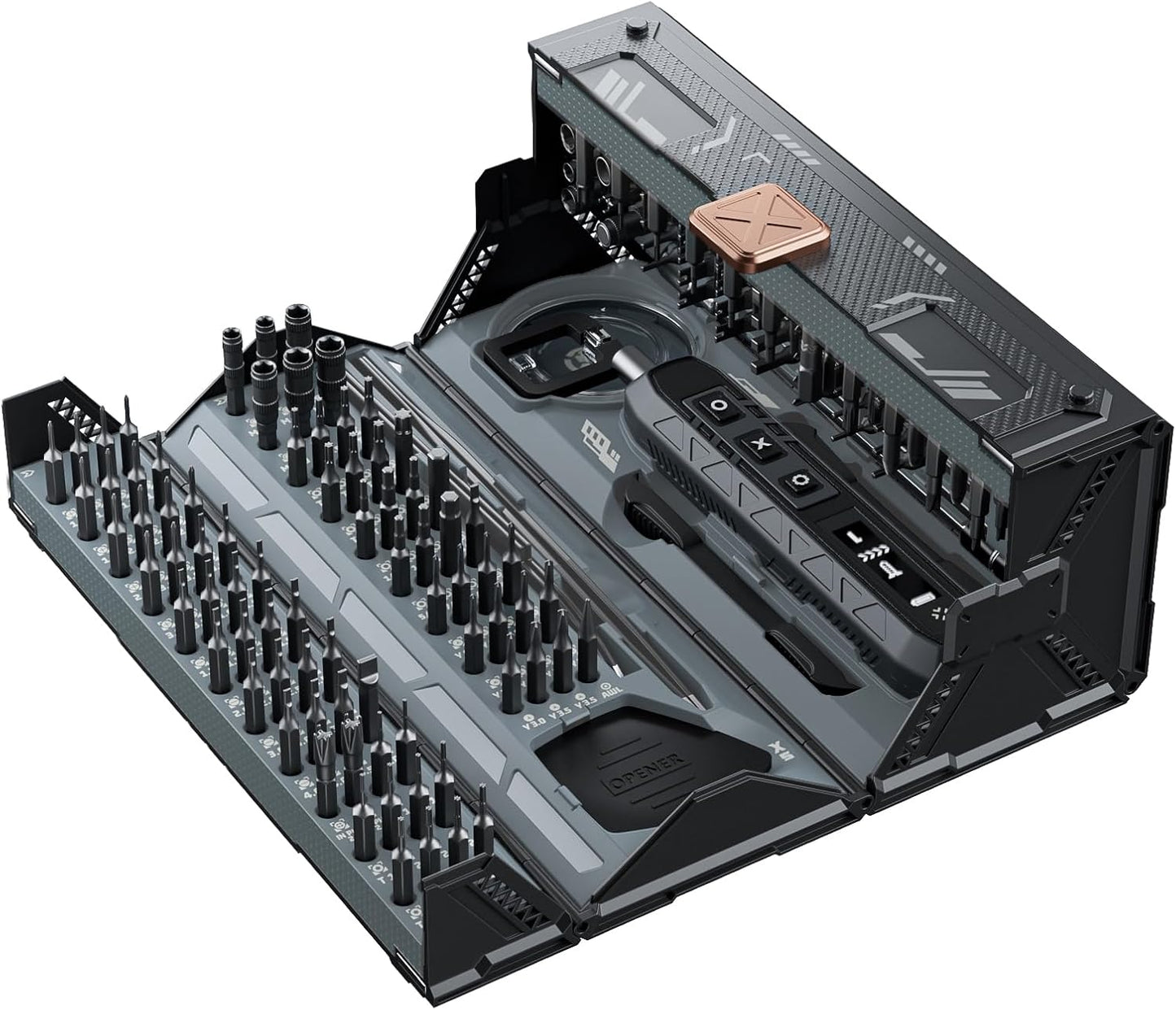 Small Electric Screwdriver Set, JAKEMY Smart 3 Torque Cordless Screwdriver Kit, Compact Power Screwdrivers with 160 Precision Bits for Computer, Laptop, iPhone, PS5, Xbox, Watch, Jewelry, Eyeglasses