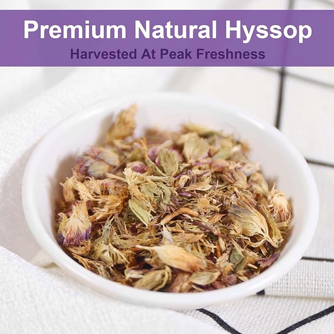 TEARELAE - Hyssop Tea, 36 Count - Pure Hyssop Herbal Tea Bag - Smooth Flavor - Aid Digestion - Non-GMO - Caffeine-Free