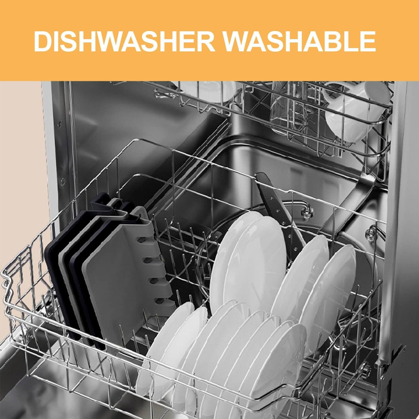 Kitchen Silicone Utensil Rest with Drip Pad-BPA-Free, Durable Spoon Rest-Heat-Resistant Spoon Rest for Stove Top - Kitchen Gadgets &Grill Utensil Holder-Grey 3 Pcs