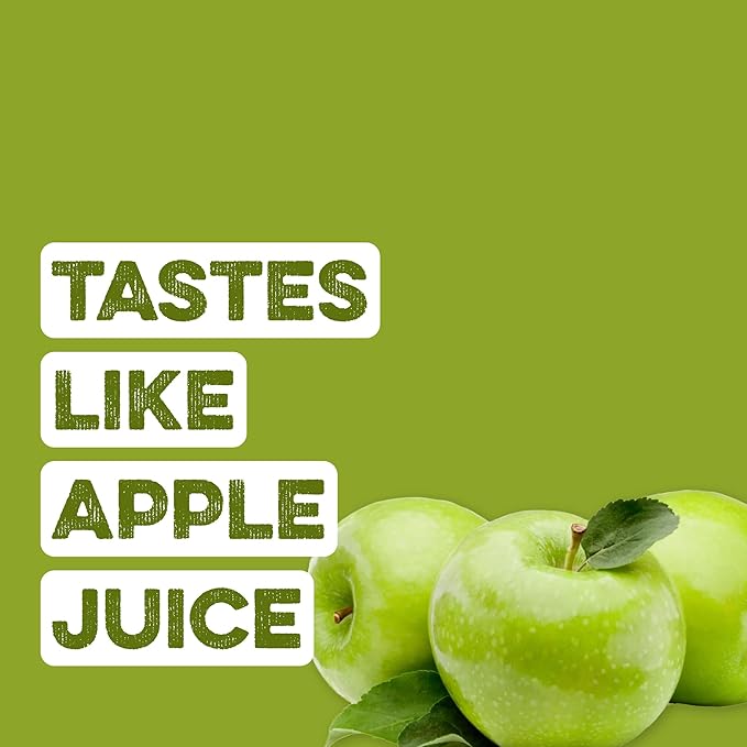 Clean Simple Eats Super Greens Powder, Naturally Flavored Greens Powder with Chlorella, Spirulina, Superfoods & Prebiotic Fiber, No Artificial Ingredients, Gluten Free, Green Apple Flavor, 30 Servings