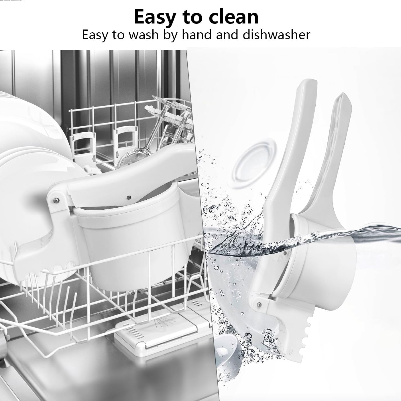 Potato Ricer and Masher with 3 Interchangeable Discs, Stainless Steel Discs, Large Capacity Potato Masher Kitchen Tool Labor-saving Handle Great for Baby Food and juices