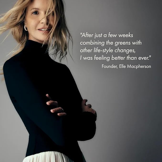 WelleCo The Super Elixir Daily Greens Powder, Probiotic Drink Mix with Whole Foods, Gluten Free, Vegan Gut Health Powder, Energy, Immunity, Healthy Skin, Hair & Nails (300g, Unflavored) Jar