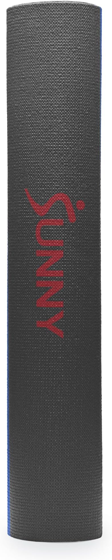 Sunny Health & Fitness Non-Slip Yoga Mat – Durable, Anti-Tear, Lightweight, Cushioned Support for Yoga, Pilates, Stretching Exercises, Meditation and Floor Workouts | Multiple Sizes & Colors