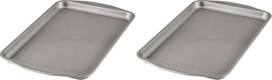 Circulon Nonstick Bakeware, Nonstick Cookie Sheet/Baking Sheet - 11 Inch x 17 Inch, Dark Gray (Pack of 2)