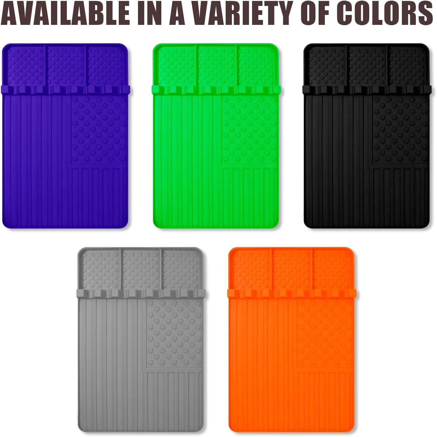 2 PCS Silicone Griddle Tools Mat for Blackstone,Grill BBQ Caddy Utensils Holder for Kitchen,Cooking & Countertop,Large Spatula Mat with Drip Pad,Griddle Accessories for Blackstone (black 2pcs)