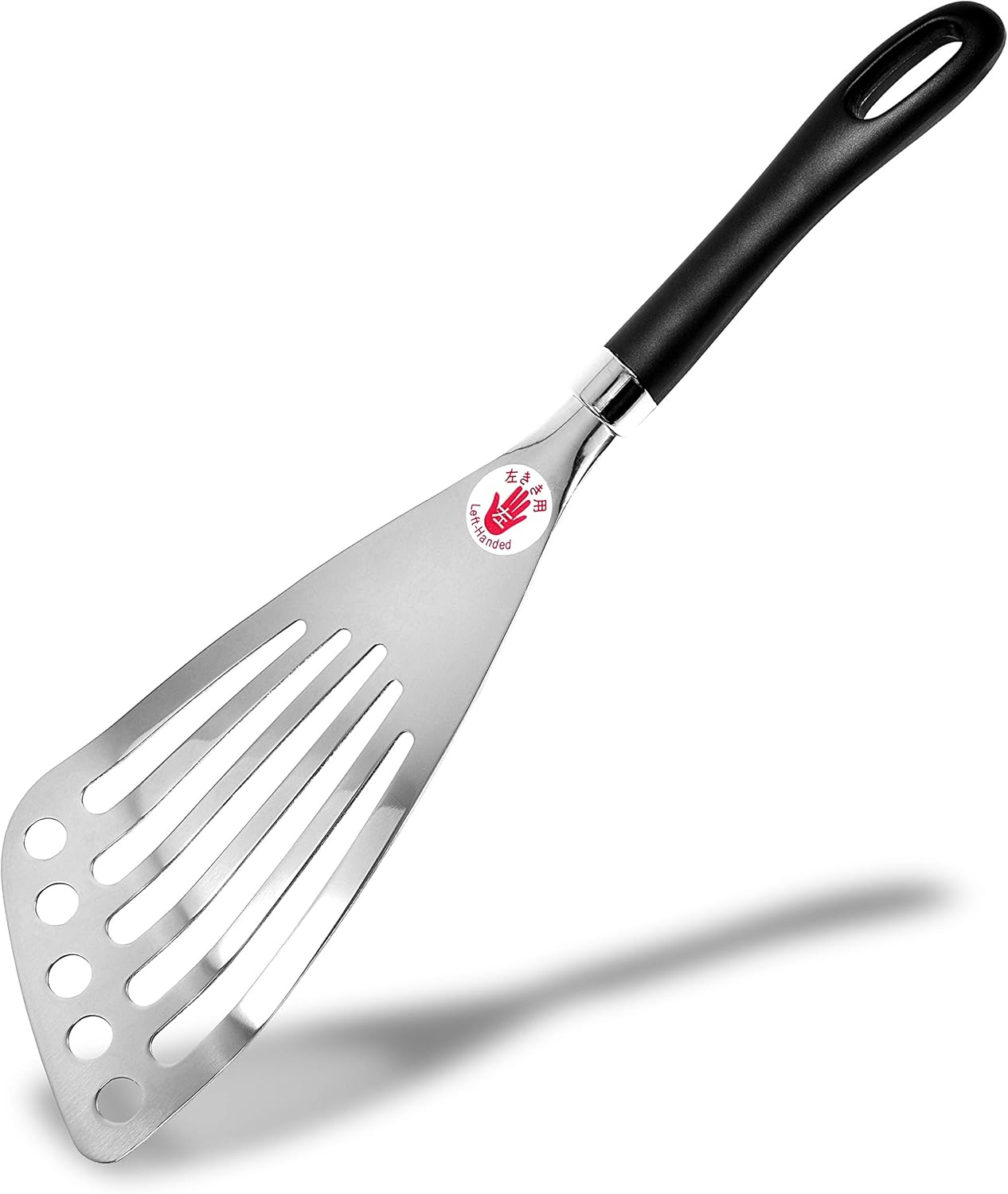 Seki Japan Left Handed Spatula Stainless Steel Egg, Fish Spatula Cookware - Slotted Turner Egg Flipper Utensils 12” Left-Handed