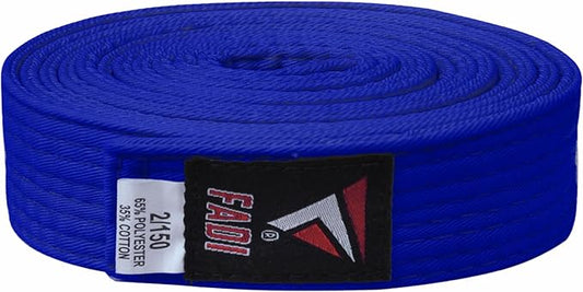Martial Arts Belt for Karate, Judo, Aikido and Taekwondo - Durable Cotton-Polyester Blend for Adults and Kids