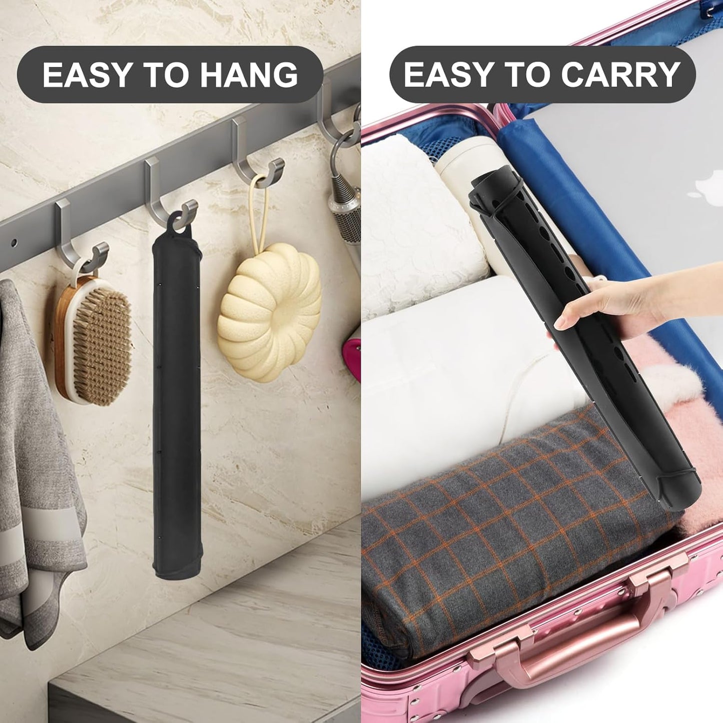 Sink Foldable Cover for Counter Space - Makeup Brush Cleaning Mat - Bathroom Makeup Tools Organizer Space Saver Bathroom Sink Silicone Cover