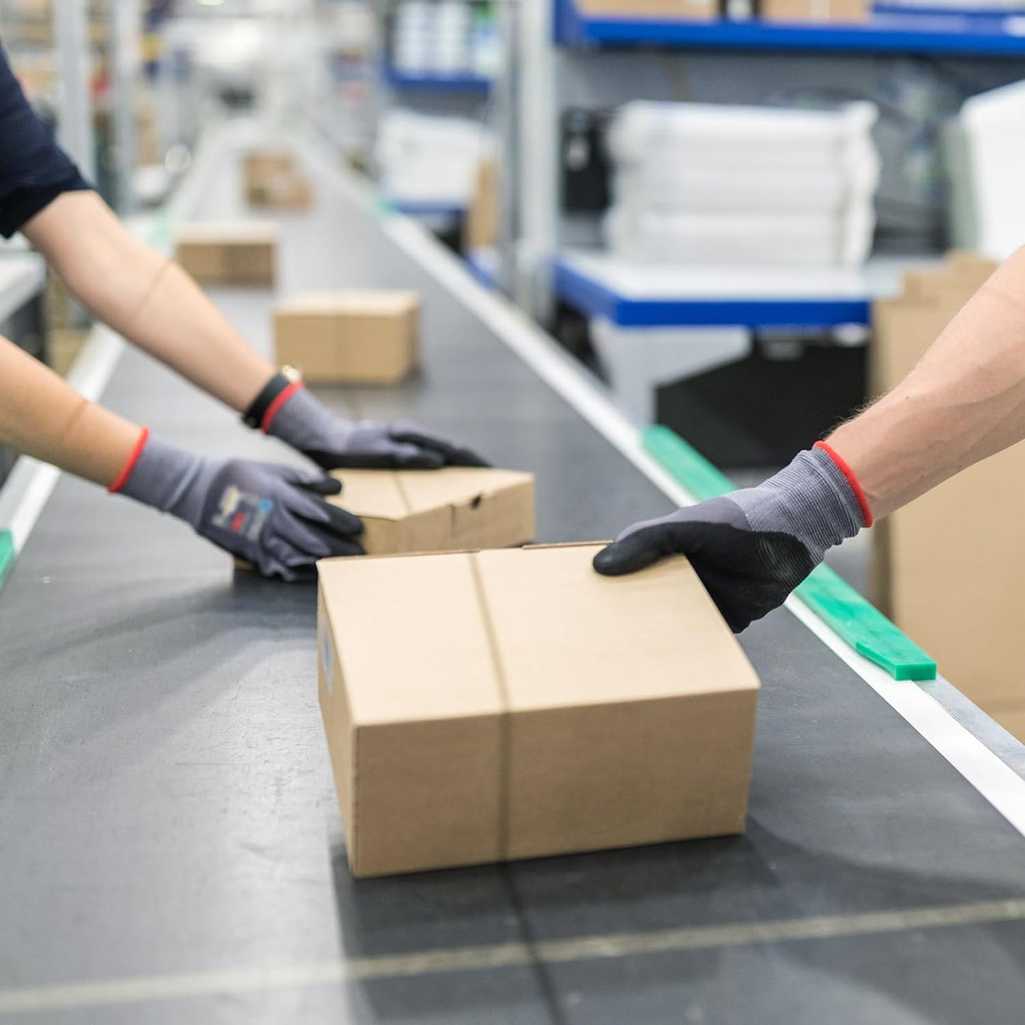 KAYGO Safety Work Gloves MicroFoam Nitrile Coated, 12 Pairs KG18NB,Seamless Knit Nylon Glove for Men and Women, Ideal for Automotive,Warehouse,Construction (Small,Gray)