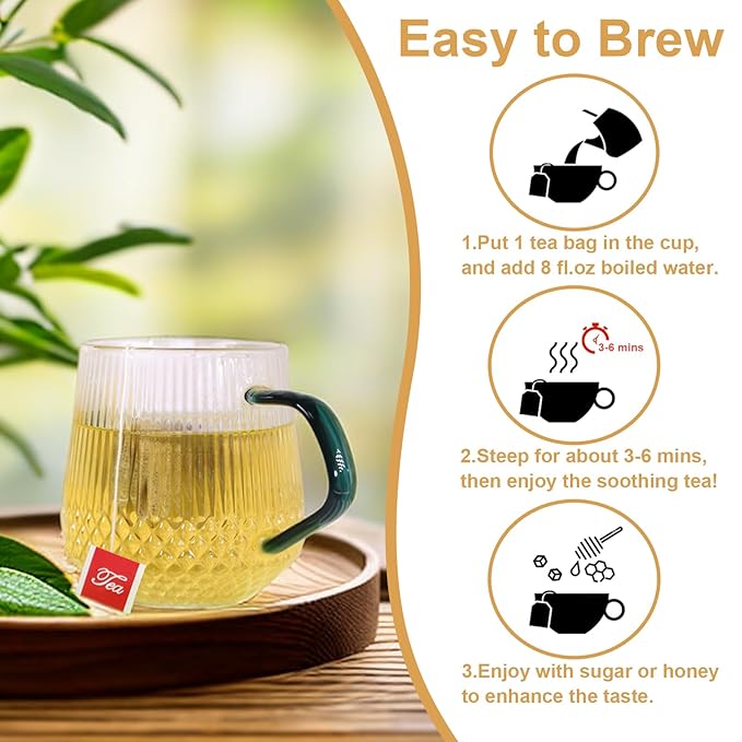 TEARELAE - Chamomile Tea - 70 Count - Premium Chamomile Flower Tea Bags - Non-GMO - Caffeine-Free