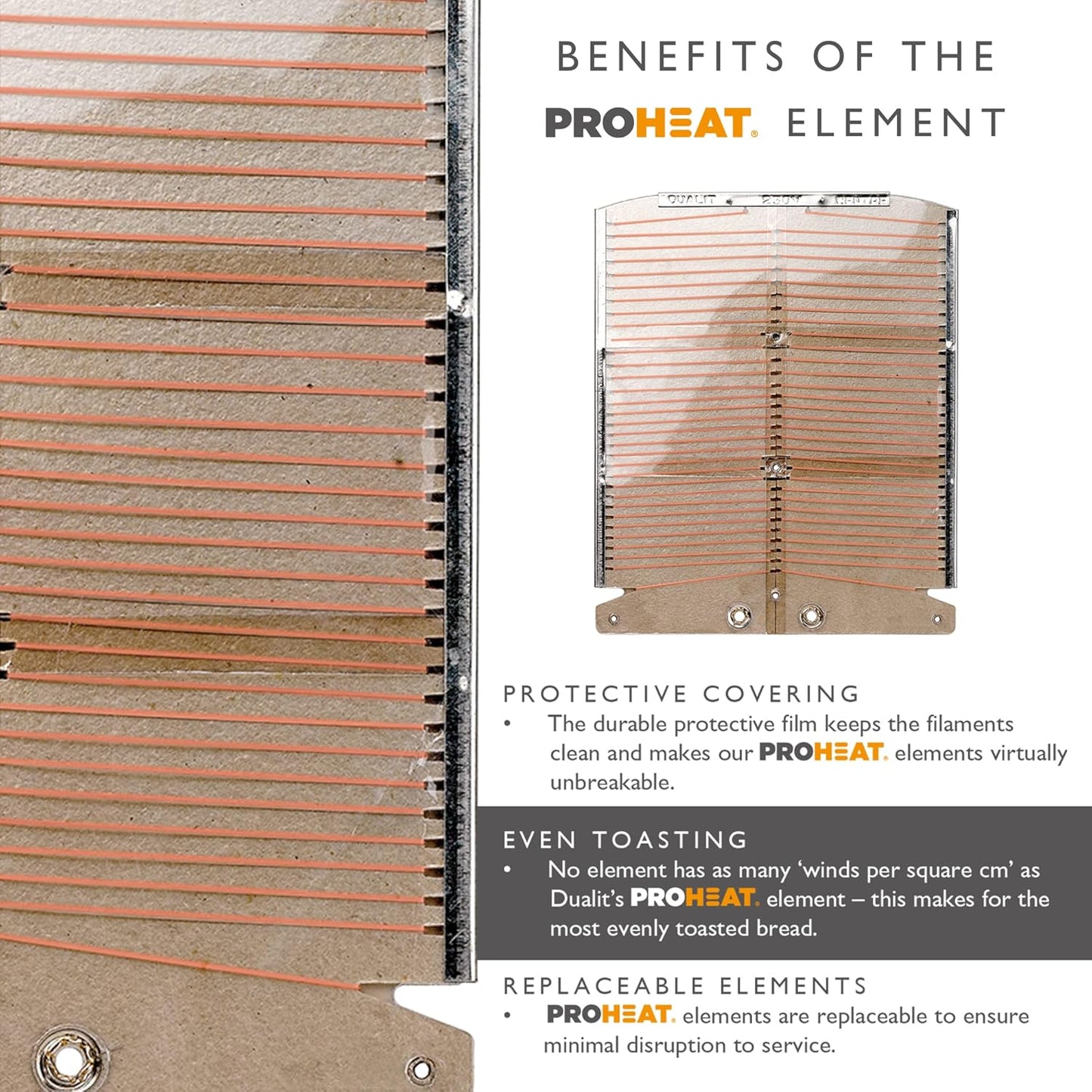 Dualit Classic 2 Slice NewGen Toaster - Stainless Steel - Hand Built in the UK - Replaceable ProHeat elements - Defrost Bread - Mechanical Timer - Evergreen Classic Toaster