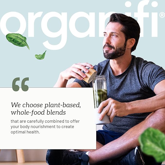 Organifi Daily Greens - Everyday Nutrition and Support - Greens Powder for Energy, Digestion, and Immunity, 30 Servings