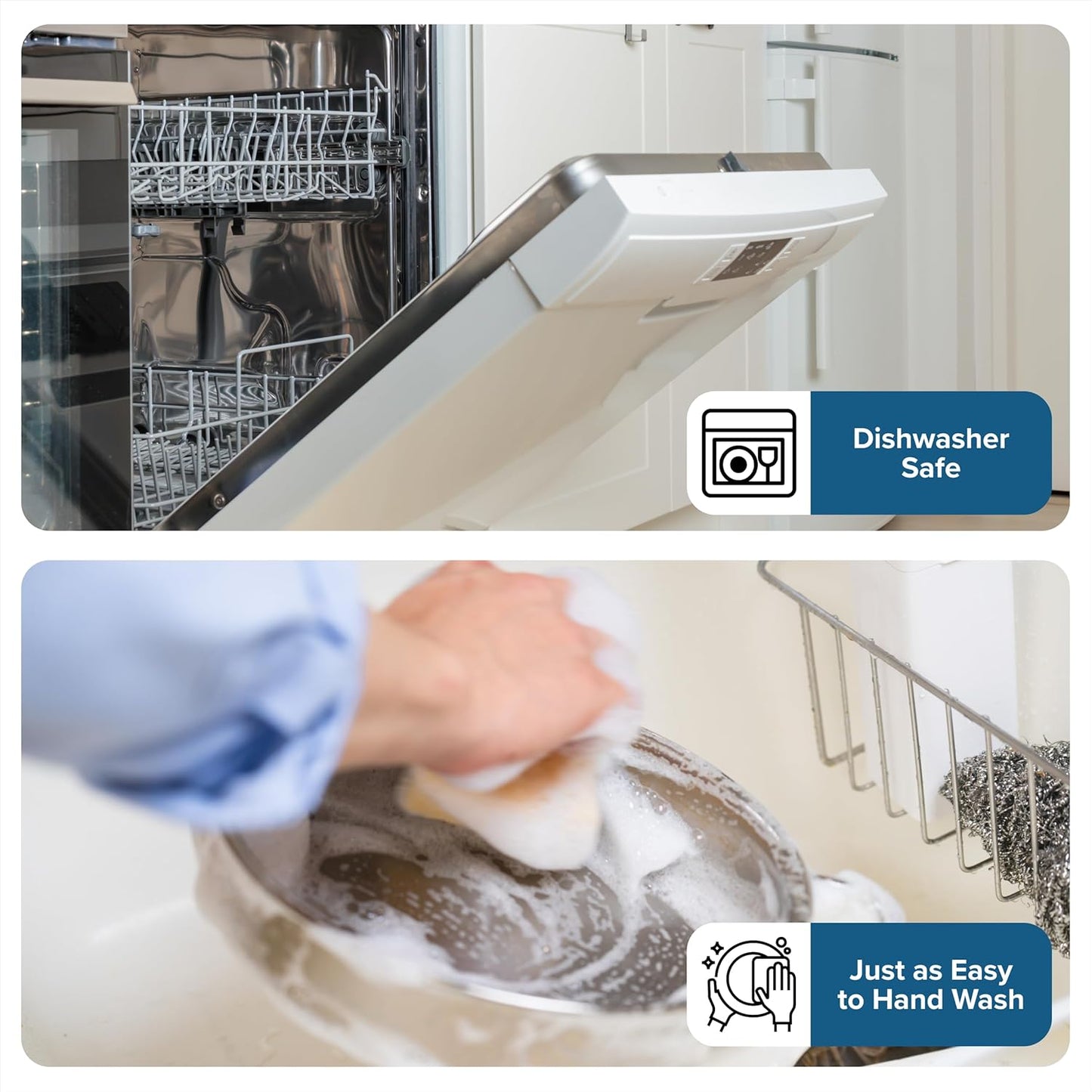 Viking 3-Ply Stainless Steel Roasting Pan with Nonstick Rack and Carving Set, 16 x 13 Inch Kitchen Cookware, Great for Turkey, Dishwasher and Oven Safe, Induction Ready, SIlver