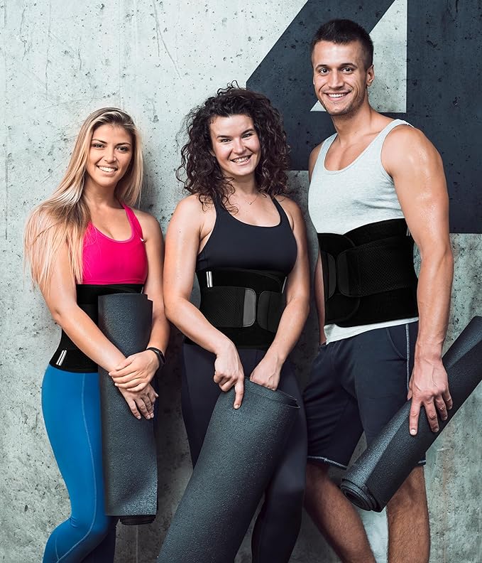 Men Waist Trainer Trimmer Tummy Control Compression Shapewear Body Shaper Sweat Belt