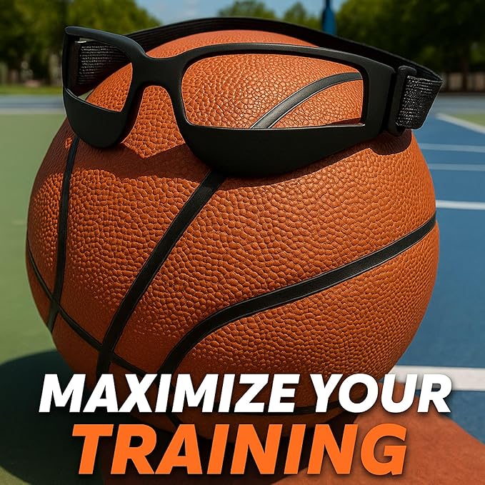 Liberty Imports 12 Pack Basketball Dribbling Goggles Adjustable Sport Training Glasses Aid for Team Training Aid Basketball Equipment Safety Specs for Adult Teenagers Youth