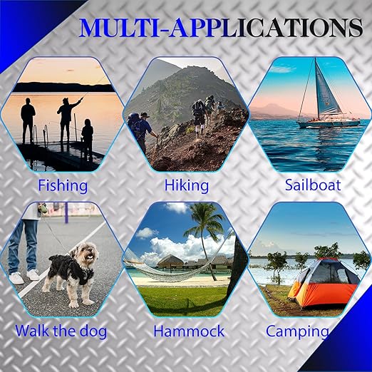 100Pcs 2.36" Sliver Carabiners Clip, M6 Galvanized Steel Small Spring Snap Hook, Keychain Clip, Quick Link Key Chain for Hammock Swing Set Outdoor Travel, Camping, Fishing, Hiking