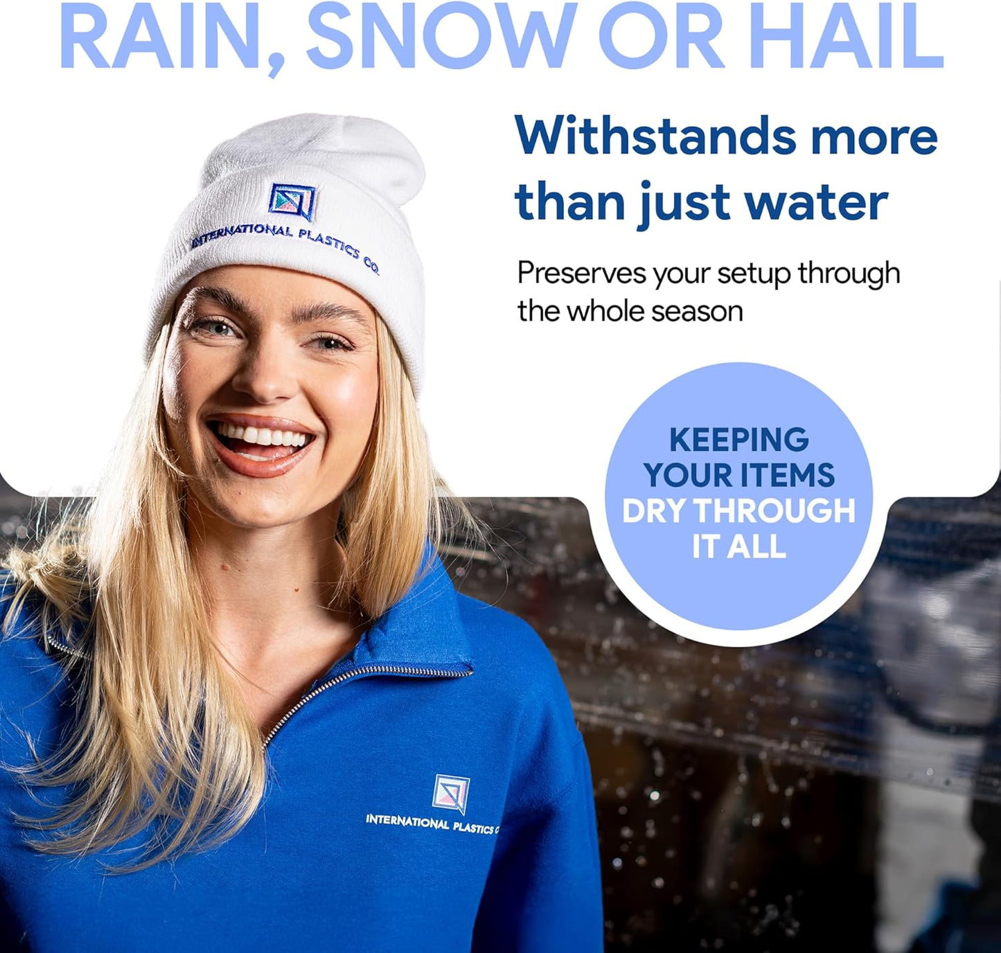 International Plastics Co. 18" Plastic Stretch Film Wrap 1200 feet 500% Stretch Ability