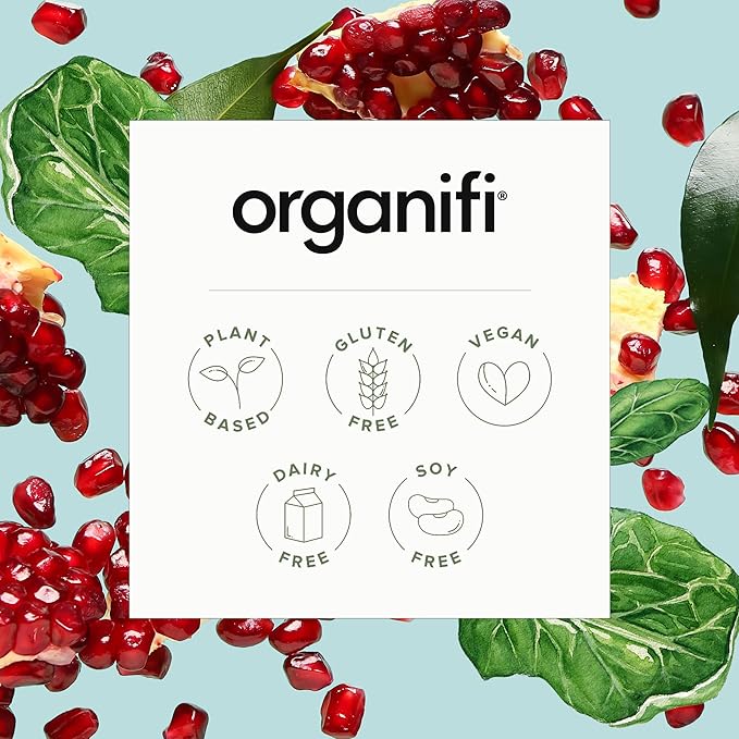Organifi Daily Greens - Everyday Nutrition and Support - Greens Powder for Energy, Digestion, and Immunity, 30 Servings