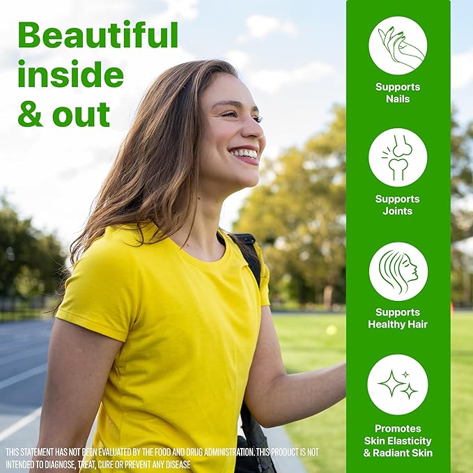 Orgain Hydrolyzed Collagen Peptides Travel Packets For Women & Men - 5g Grass Fed Collagen Per Serving, Hair, Skin, Nail & Joint Support Supplement, Non-GMO, Type I & III - Unflavored (25 Count)