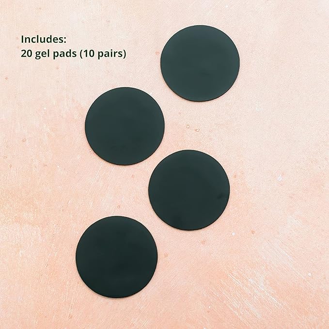 Pixie Pulse Replacement Pads - Replacement Gel Pads for Menstrual Cramps Unit - Pack of 20 (10 Pairs)