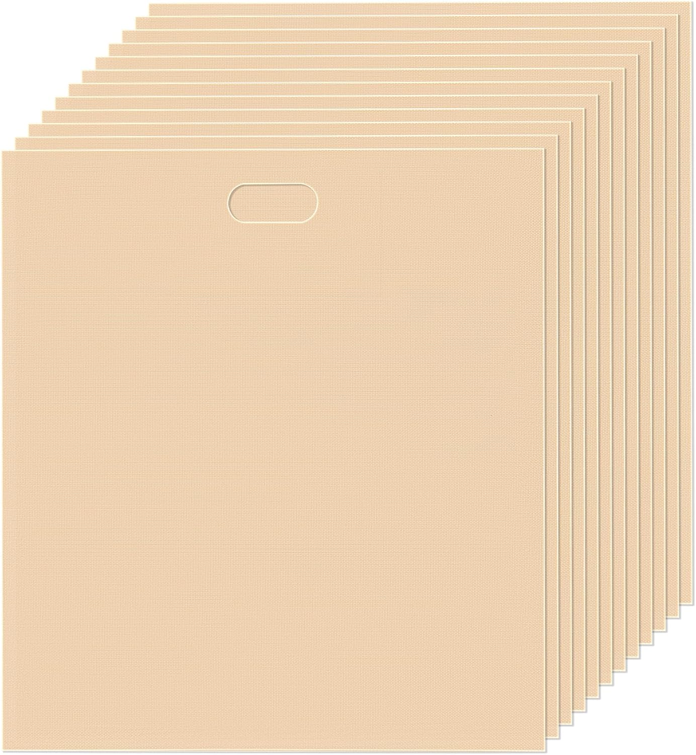 12 Pack Non Stick Toaster Sandwich Bags Reusable and Heat Resistant Easy to Clean,Washable Toaster Bags for Toaster Microwave Grill Cheese Sandwiches,Toast Bags for Toast Sandwich Panini Snacks(12)