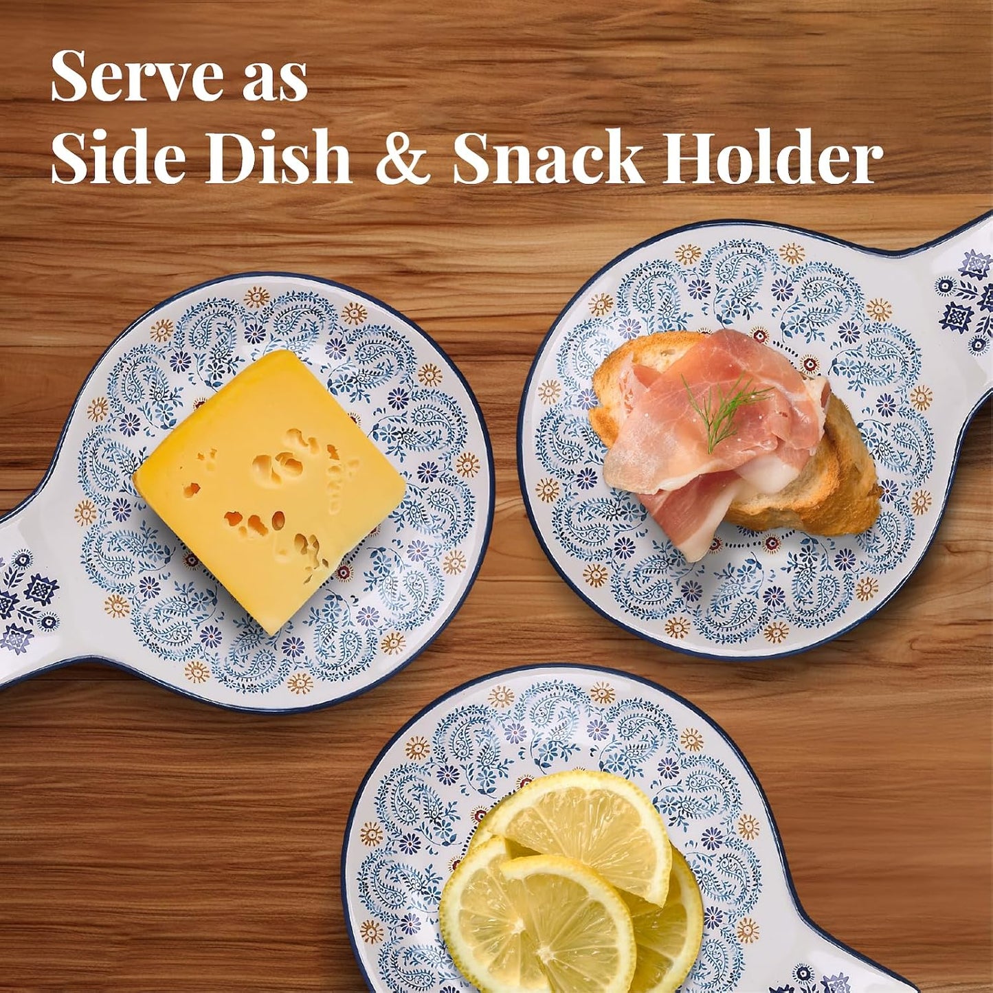 Bico Blue Talavera Spoon Rest for Stove Top, Ceramic Spoon Holder for Kitchen Counter, Easy to Clean Coffee Spoon Rest Dishwasher Safe, Kitchen Cooking Utensil Rest for Ladles Spatula