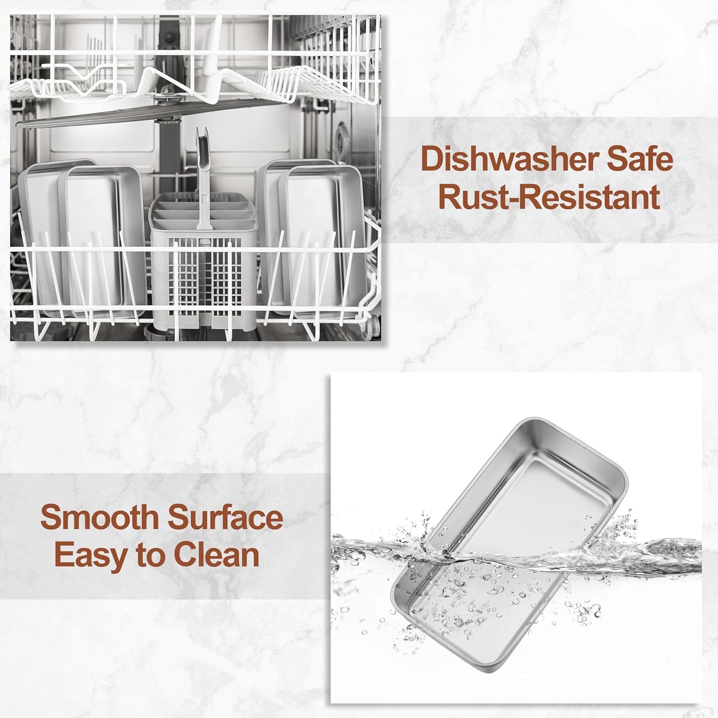 LIANYU 20 Pack Loaf Pans for Baking Bread, 9x5 Inch Bread Baking Pans, Stainless Steel Loaf Tin for Meatloaf, Banana Sourdough, Dishwasher Safe