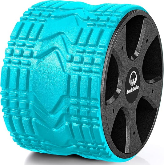 Back Roller, Back Wheel Targeted Back Pain Relief, Yoga Wheel Muscle Massage, Foam Roller for Trigger Point Therapy Physical, Stretching & Exercise, 880lbs Capacity, 10 Inch