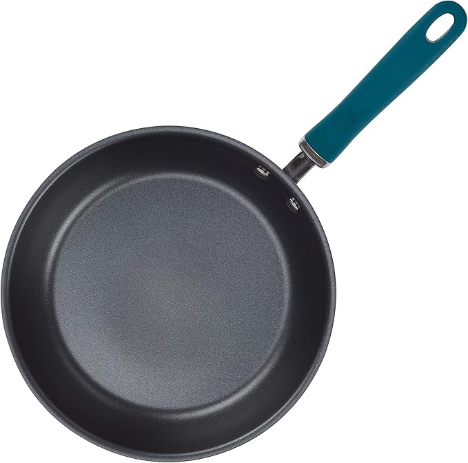 Rachael Ray Create Delicious Deep Hard Anodized Nonstick Frying Pan / Fry Pan / Hard Anodized Skillet - 10.25 Inch, Gray