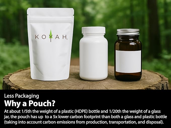 KOYAH - Organic Acai Powder (150g - 50 Servings): Brazil Grown, Freeze-Dried, 100% Pure, No Citric Acid Added, Great in Smoothies and Bowls