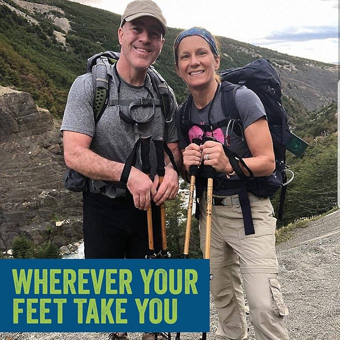 York Nordic Hiking & Walking Poles - Cushion Foam Grips w/Nordic Strap - Lightweight, Adjustable, and Great for Balance -2 Pieces w/Flip Locks, and Travel Bag - Heights 5'4"-6'2"