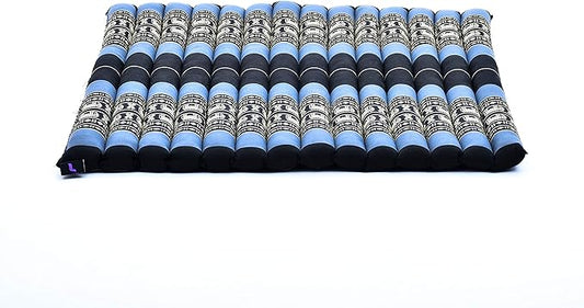 Leewadee Zabuton Seating Cushion – Square Floor Seat for Meditation Exercises, Light Yoga Mat Filled with Kapok