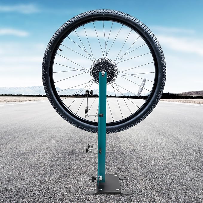 Wheel Truing Stand, 27.5-29inch Wheel Tire Truing Stand Tabletoptire Rims Repair Tool Professional Bicycle Wheels Maintenance Instrumentation for Children'S Bikes Folding Bikes Road Bikes